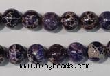 CDE696 15.5 inches 10mm round dyed sea sediment jasper beads