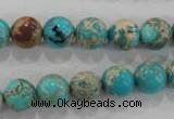 CDE803 15.5 inches 10mm round dyed sea sediment jasper beads wholesale