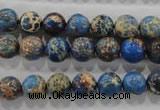 CDE813 15.5 inches 8mm round dyed sea sediment jasper beads wholesale