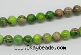 CDE82 15.5 inches 6mm round dyed sea sediment jasper beads