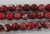 CDE822 15.5 inches 8mm round dyed sea sediment jasper beads wholesale