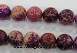 CDE833 15.5 inches 10mm round dyed sea sediment jasper beads wholesale