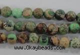 CDE851 15.5 inches 6mm round dyed sea sediment jasper beads wholesale