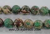 CDE853 15.5 inches 10mm round dyed sea sediment jasper beads wholesale