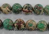 CDE854 15.5 inches 12mm round dyed sea sediment jasper beads wholesale