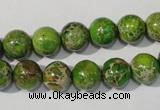 CDE921 15.5 inches 10mm round dyed sea sediment jasper beads