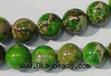 CDE922 15.5 inches 12mm round dyed sea sediment jasper beads