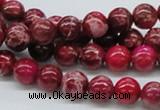 CDI03 16 inches 8mm round dyed imperial jasper beads wholesale