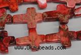 CDI566 15.5 inches 15*20mm cross dyed imperial jasper beads