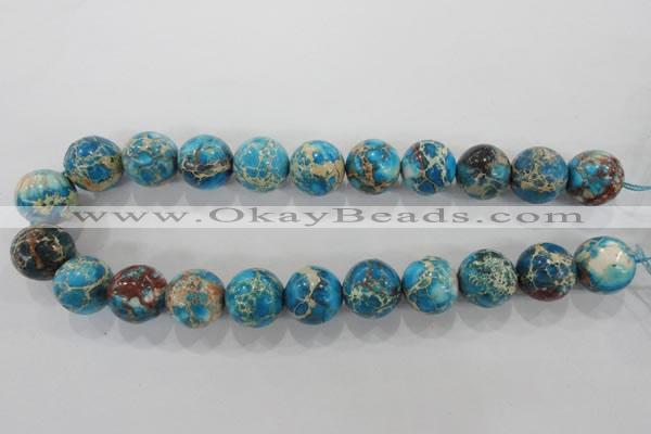 CDI808 15.5 inches 18mm round dyed imperial jasper beads wholesale