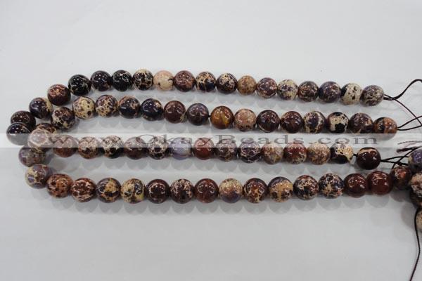 CDI843 15.5 inches 10mm round dyed imperial jasper beads wholesale