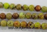 CDI862 15.5 inches 8mm round dyed imperial jasper beads wholesale