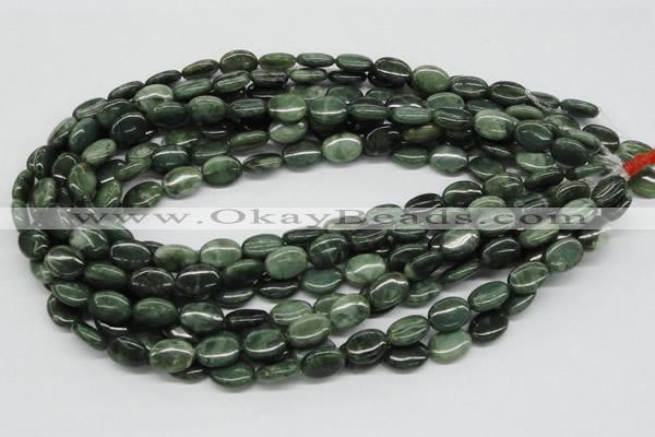 CDJ07 15.5 inches 10*14mm oval Canadian jade beads wholesale