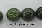 CDJ143 15.5 inches 18mm round Canadian jade beads wholesale