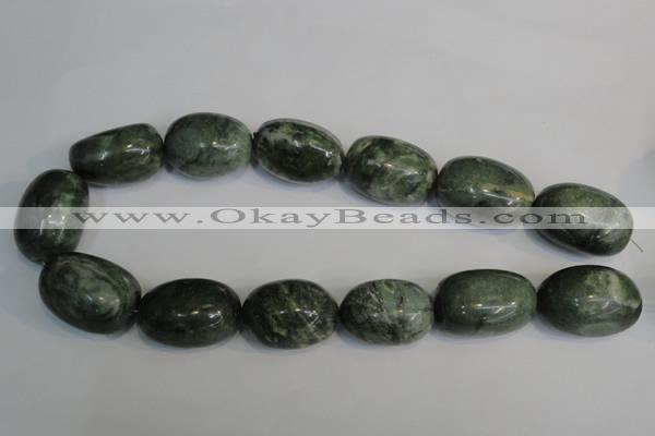 CDJ24 15.5 inches 20*30mm nuggets Canadian jade beads wholesale