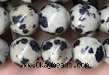 CDM92 15.5 inches 8mm round dalmatian jasper beads wholesale