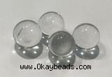 CDN1000 20mm round white crystal decorations wholesale