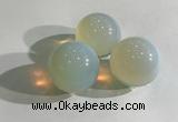 CDN1038 30mm round opal decorations wholesale