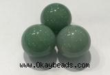 CDN1072 30mm round green aventurine decorations wholesale