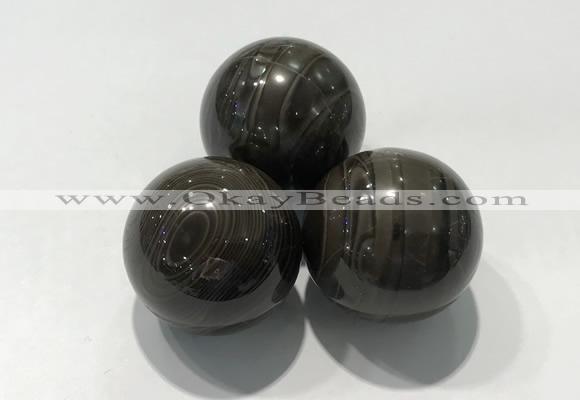 CDN1102 30mm round coffee wood jasper decorations wholesale