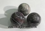 CDN1146 30mm round jasper decorations wholesale