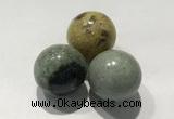 CDN1156 30mm round jasper decorations wholesale