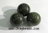 CDN1169 30mm round jasper decorations wholesale