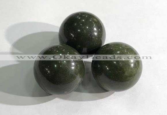 CDN1169 30mm round jasper decorations wholesale