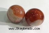 CDN1207 40mm round druzy agate decorations wholesale