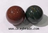 CDN1212 40mm round india agate decorations wholesale