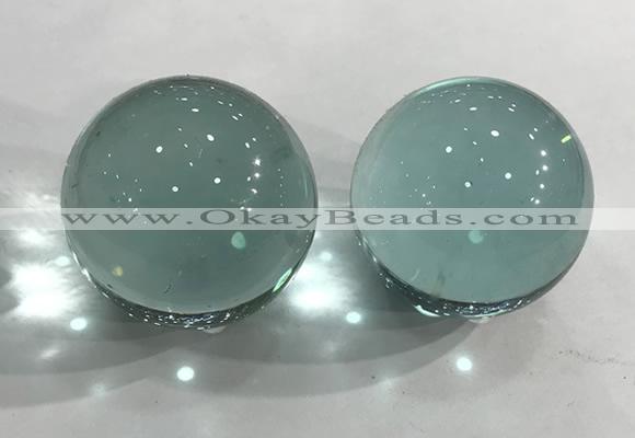 CDN1228 40mm round glass decorations wholesale