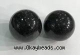 CDN1245 40mm round gemstone decorations wholesale