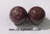 CDN1310 40mm round jasper decorations wholesale