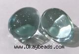 CDN1340 35*45mm egg-shaped glass decorations wholesale