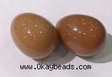 CDN1358 35*45mm egg-shaped red aventurine decorations wholesale