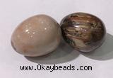 CDN1369 35*45mm egg-shaped agate decorations wholesale