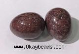 CDN1405 35*45mm egg-shaped jasper decorations wholesale