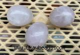 CDN300 25*35mm egg-shaped rose quartz decorations wholesale