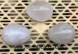 CDN306 30*40mm egg-shaped rose quartz decorations wholesale