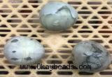 CDN318 30*40mm egg-shaped picasso jasper decorations wholesale