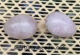 CDN330 35*50mm egg-shaped rose quartz decorations wholesale