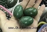 CDN34 28*38mm egg-shaped pyrite gemstone decorations wholesale