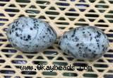 CDN349 35*50mm egg-shaped sesame jasper decorations wholesale