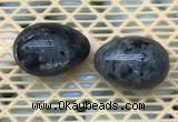 CDN358 35*50mm egg-shaped black labradorite decorations wholesale