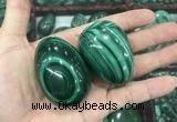 CDN38 32*50mm - 35*53mm egg-shaped natural malachite decorations