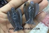 CDN474 30*40mm angel grey agate decorations wholesale