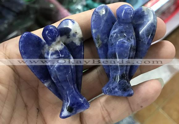 CDN495 35*50mm angel sodalite decorations wholesale