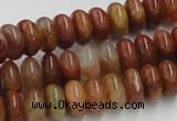 CDQ17 15.5 inches 3*6mm rondelle natural red quartz beads wholesale