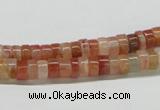 CDQ29 15.5 inches 2*4mm rondelle natural red quartz beads