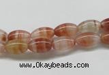 CDQ30 15.5 inches 6*10mm rice natural red quartz beads wholesale